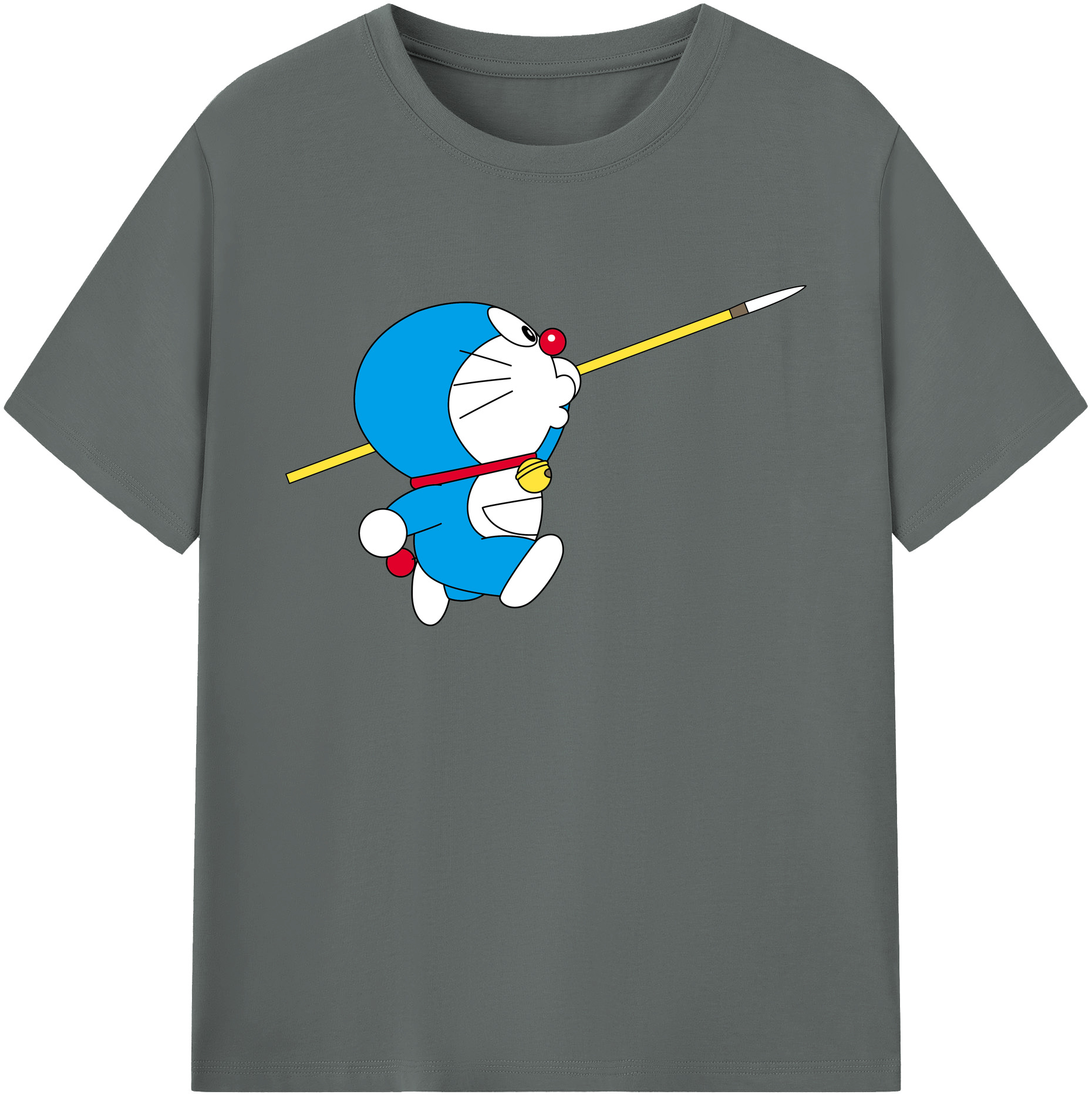 （画像用） ドラえもん Doraemon 綿100％ メンズ半袖Tシャツ｜肌触りやわらか＆通気性